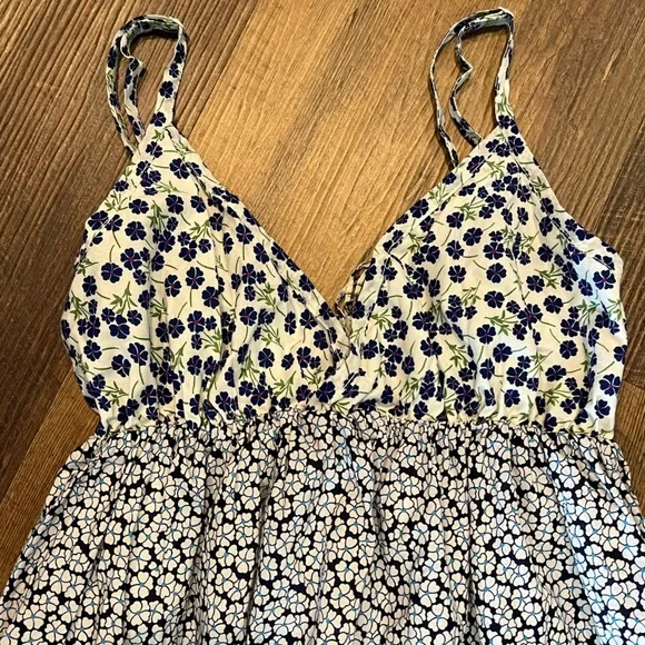 GAP Blue and White Floral Maxi Dress - Picture 4 of 5
